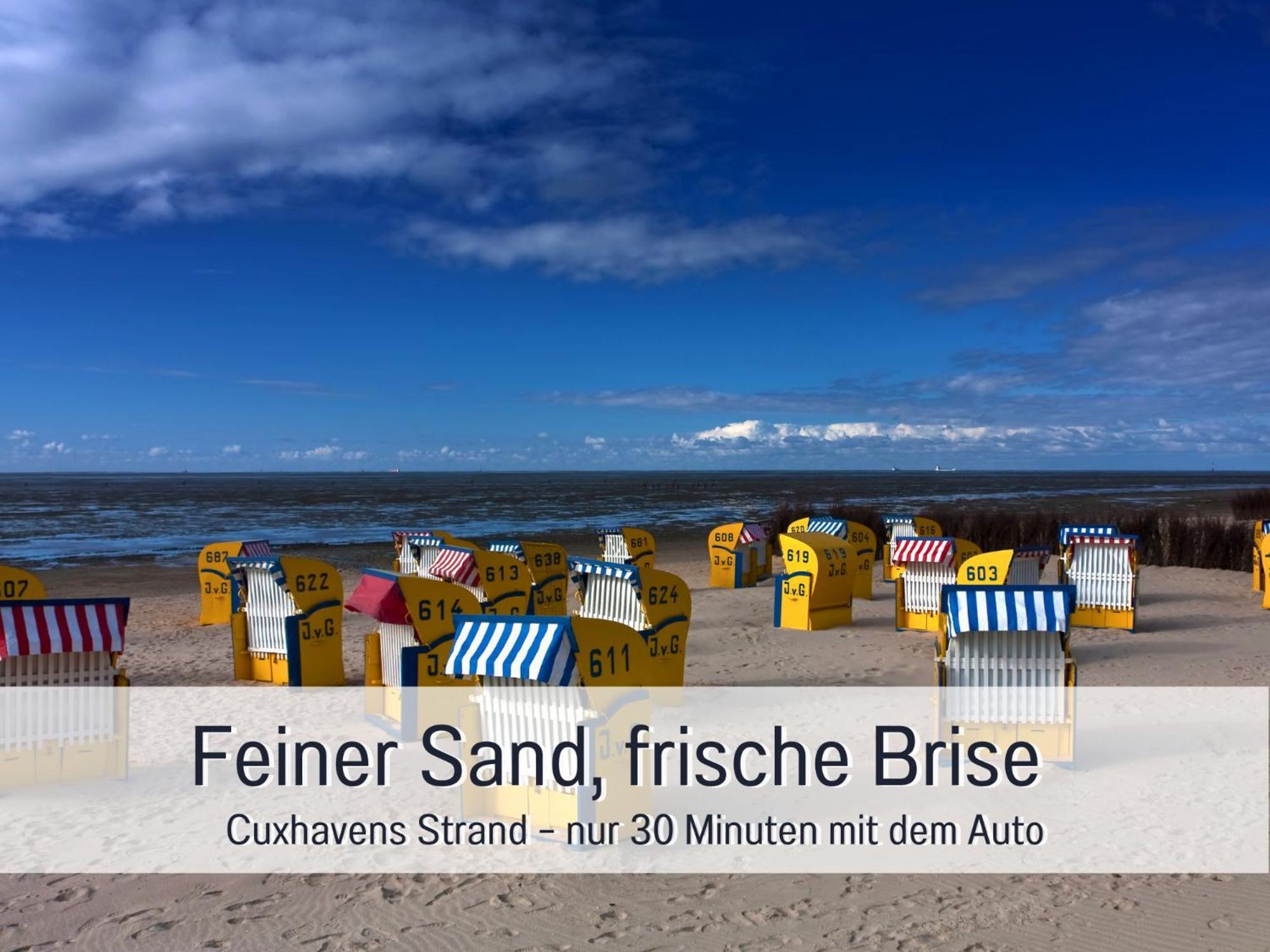 "Bremerhaven-Langen" In Geestland-Langen - Modern Eingerichtete Fewo Mit Garten, Wlan & Parkplatz - Ruhig & Stadtnah Dış mekan fotoğraf